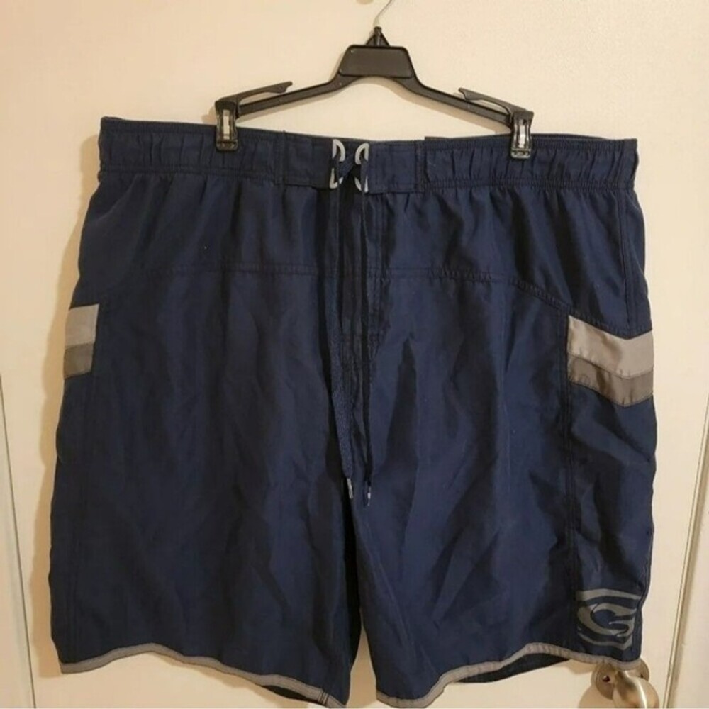 Gotcha Gear Swim Trunks Mens 2x Back Pocket Beach Resort Cruise Swim Shorts